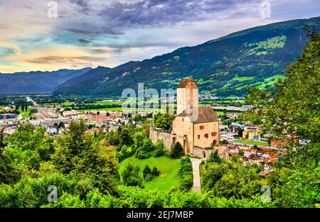 Château de Sargans en Suisse Banque D'Images