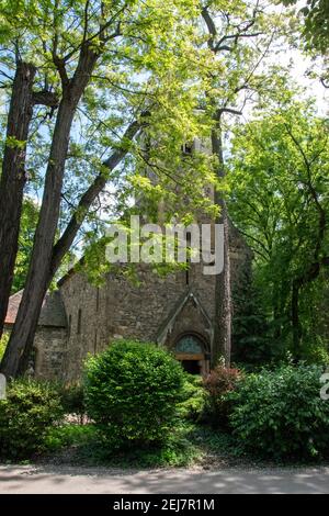 Chapelle Saint Michel, Île Margaret, Budapest, Hongrie. Banque D'Images