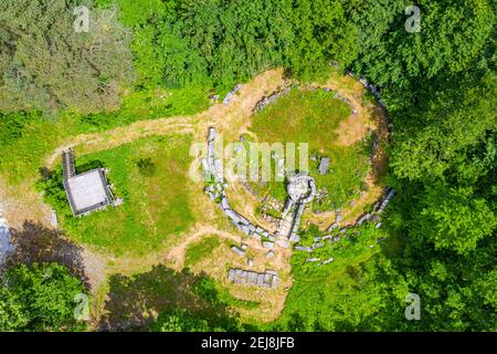 Mishkova niva ruines près de la ville de Malko Tarnovo en Bulgarie Banque D'Images