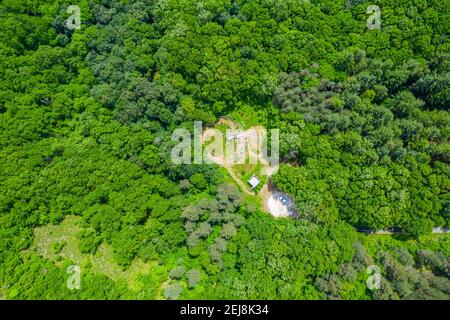 Mishkova niva ruines près de la ville de Malko Tarnovo en Bulgarie Banque D'Images