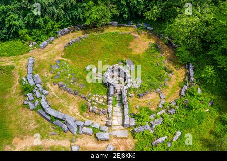 Mishkova niva ruines près de la ville de Malko Tarnovo en Bulgarie Banque D'Images