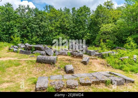 Mishkova niva ruines près de la ville de Malko Tarnovo en Bulgarie Banque D'Images