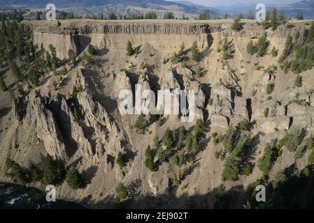 Grand Canyon de la rivière Yellowstone dans le parc national de Yellowstone, Wyoming, États-Unis Banque D'Images