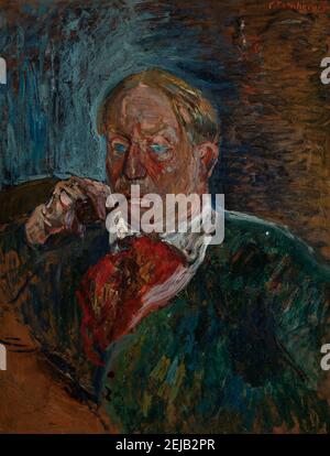 Portrait de l'artiste Maurice de Vlaminck (1876-1958). Musée : COLLECTION PRIVÉE. Auteur: Constantin Terechkovich (Terechkovitch). Banque D'Images