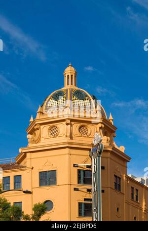 Bâtiment Balboa au quartier de Gaslamp à San Diego, Californie, États-Unis Banque D'Images