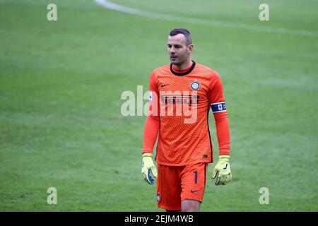 2/21/2021 - derby Milan contre Inter championnat 2020 21 sur la photo: HANDANOVIC (photo de IPA/Sipa USA) crédit: SIPA USA/Alay Live News Banque D'Images