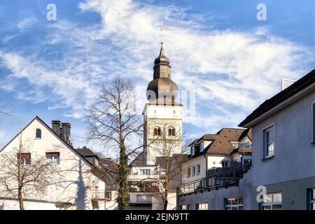 Saint John Babtist Croch à Attendorn, Sauerland, Allemagne Banque D'Images