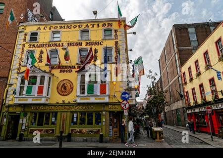 Dublin, Irlande. 6 mai 2016. Le Oliver St. John Gogarty Temple Bar à Dublin, Irlande. Banque D'Images