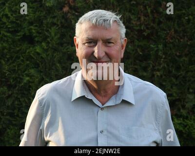 Ancien joueur de handball du GDR Harry Jahns SC Magdeburg Banque D'Images