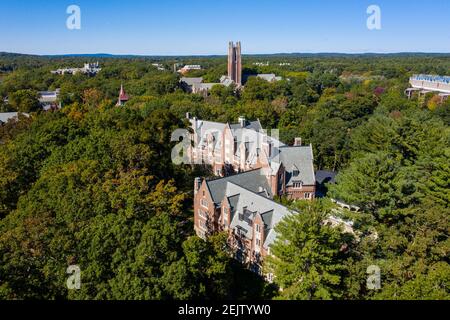 Stone-Davis Hall, dortoir des étudiants, Wellesley College, Wellesley, ma, ÉTATS-UNIS Banque D'Images