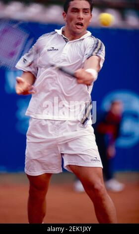 Joueur de tennis argentin Mariano Puerta, années 2000 Banque D'Images