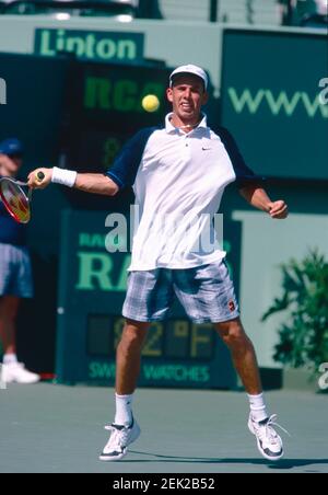 Dominik Hrbaty, joueur de tennis slovaque, Lipton, années 2000 Banque D'Images