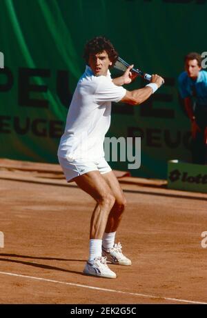 Joueur de tennis français Cedric Pioline, 1990 Banque D'Images