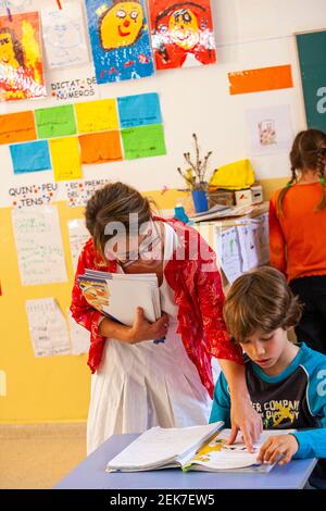 Classe de l'école Banque D'Images