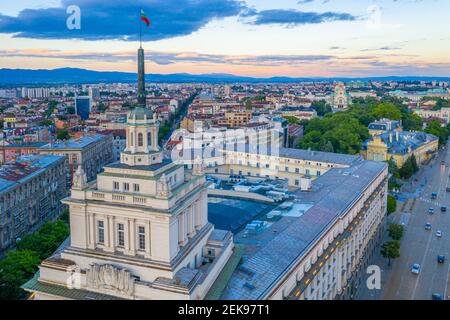 Bâtiment de l'Assemblée Nationale à Sofia, Bulgarie Banque D'Images