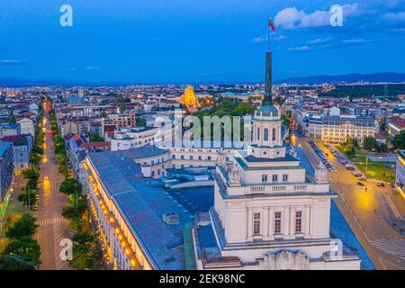 Bâtiment de l'Assemblée Nationale à Sofia, Bulgarie Banque D'Images