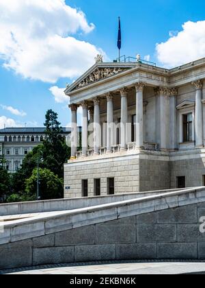 L'Autriche, Vienne, Parlement Banque D'Images