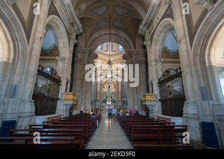 BOM Jesus Sanctuary intérieur à Braga, Portugal Banque D'Images