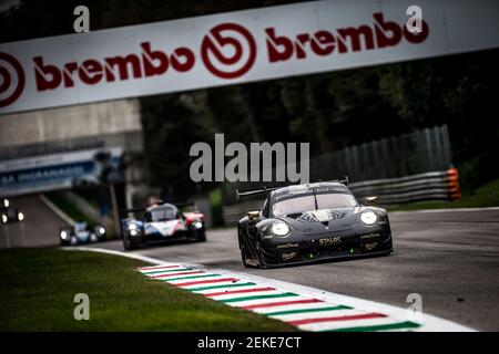 77 Ried Christian (deu), Beretta Michele (ita), Picariello Alessio (bel), Dempsey - Proton Racing, Porsche 911 RSR, action pendant les 2020 4 heures de Monza, 4ème tour de la série européenne le Mans 2020, du 9 au 11 octobre 2020 sur l'Autodromo Nazionale di Monza, Italie - photo Thomas Fenetre / DPPI Banque D'Images