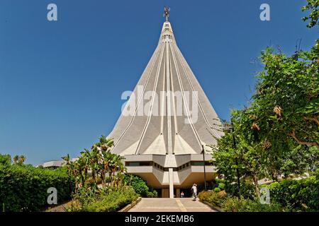 Basilique Santuario Madonna delle Lacrime Église catholique de Syracuse, Sicile. Banque D'Images