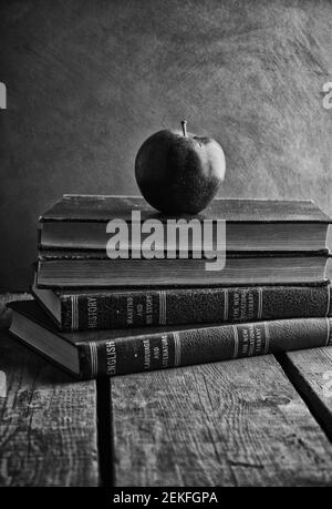 Photographie de la vie encore prise dans le studio de peinture à la maison avec la lumière. Banque D'Images