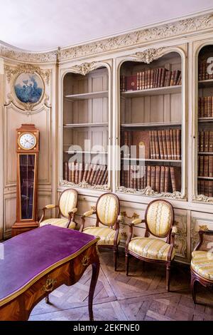 Bibliothèque de l'Hôtel de Soubise, Marais, Paris, France Banque D'Images