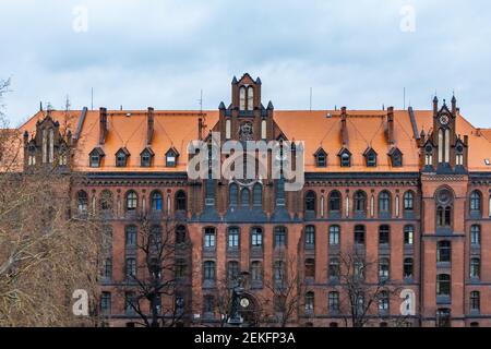 Wroclaw, Pologne - Mars 7 2020 façade du séminaire théologique métropolitain supérieur Banque D'Images