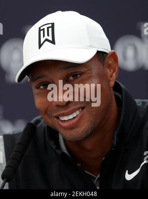 Photo du dossier datée du 16-07-2019 de Tiger Woods des États-Unis Date de publication : mardi 23 février 2021. Banque D'Images
