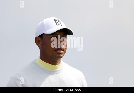 Photo du dossier datée du 15-07-2019 de Tiger Woods. Date de publication : le mardi 23 février 2021. Banque D'Images