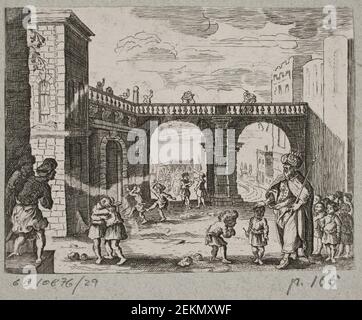 J. Muller (1700-1700), Illustration jusqu'à Adam Olearius, 'perse Rosenthal d'un poète significatif Schich Saadi [...]', Schleswig 1660, 1660 Banque D'Images