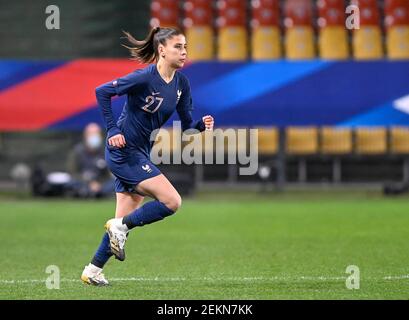 French Lea Khelifi (27) photographié lors du 2ème jeu de Womens International convivial entre la France et la Suisse au Stade Saint-Symphorien à Longeville-lès-Metz, France. Crédit: SPP Sport presse photo. /Alamy Live News Banque D'Images