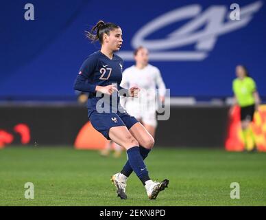 Lea Khelifi (27) photographié pendant le 2ème jeu de femmes International convivial entre la France et la Suisse au Stade Saint-Symphorien à Longeville-lès-Metz, France. Crédit: SPP Sport presse photo. /Alamy Live News Banque D'Images