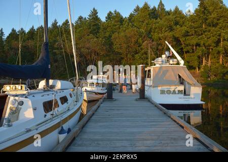 Wallace Island, Colombie-Britannique, Canada Banque D'Images