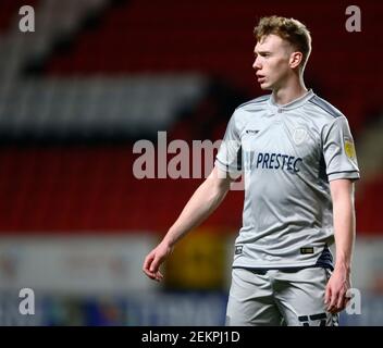 Woolwich, Royaume-Uni. 23 février 2021. WOOLWICH, Royaume-Uni, FÉVRIER 13: Hayden carter de Burton Albion (en prêt de Blackburn Rovers) pendant Sky Bet League One entre Charlton Athletic et Burton Albion2at the Valley, Woolwich le 23 février 2021 crédit: Action Foto Sport/Alay Live News Banque D'Images