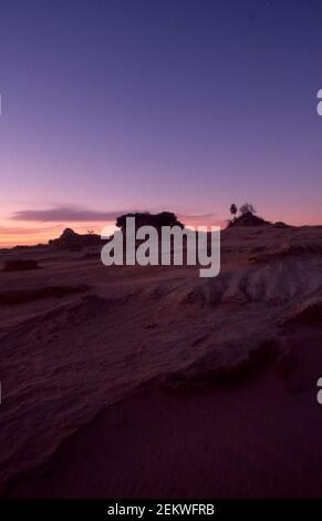 PARC NATIONAL DE MUNGO, NOUVELLE-GALLES DU SUD, AUSTRALIE. Banque D'Images