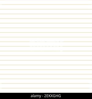Papier quadrillé. Arrière-plan abstrait rayé avec lignes horizontales de couleur. Motif géométrique sans couture pour l'école, le papier peint, les textures et le bloc-notes. Papier ligné Illustration de Vecteur