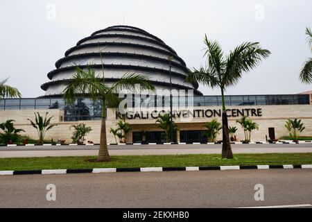 Le Centre de congrès de Kigali , Kigali, Rwanda. Banque D'Images