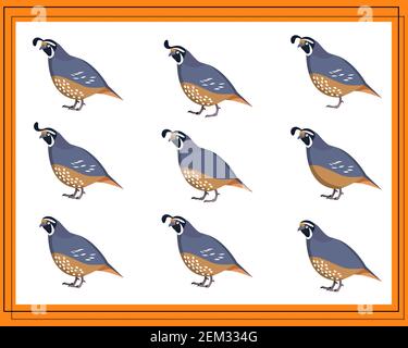 Jeu pour enfants trouver deux images identiques. Trouvez deux seaux identiques. Illustration de Vecteur