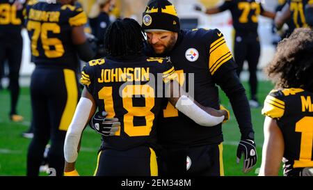 DEC 11th, 2022: Diontae Johnson #18 during the Steelers vs Ravens game in  Pittsburgh, PA. Jason Pohuski/CSM/Sipa USA(Credit Image: © Jason  Pohuski/Cal Sport Media/Sipa USA Stock Photo - Alamy