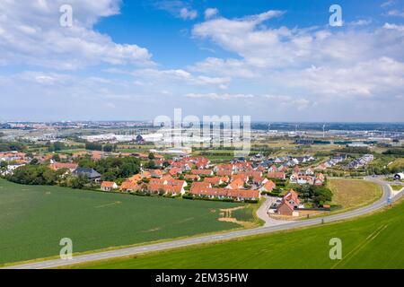 Village de Coquelles, hauts de France Banque D'Images