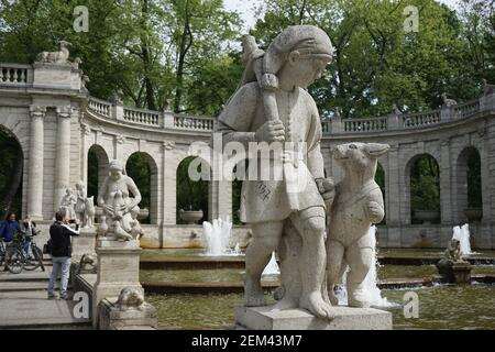 Fontaine de conte de fées (Märchenbrunnen) Banque D'Images