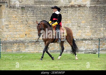 Le château de Bolsover et l'arène de Cavelier sont spectaculaires Banque D'Images