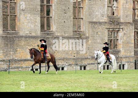 Le château de Bolsover et l'arène de Cavelier sont spectaculaires Banque D'Images