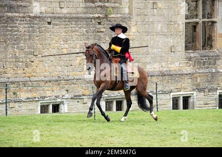 Le château de Bolsover et l'arène de Cavelier sont spectaculaires Banque D'Images