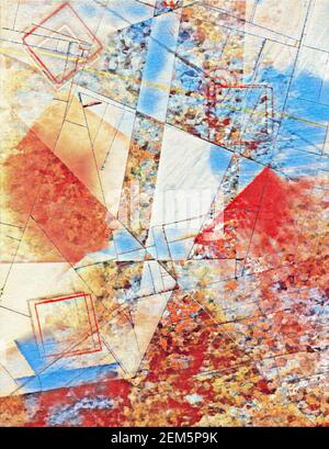 Abstrait moderne et tendance. Rendu 3D Banque D'Images