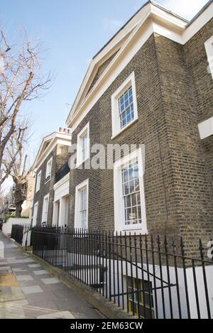 Renaissance grecque Architecture Lloyd Baker Estate 40-43 Wharton Street Banque D'Images