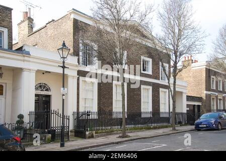 Architecture revivale grecque Lloyd Baker Estate Lloyd House 11 Lloyd Rue Banque D'Images