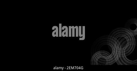 Lignes en forme de cercle . Illustration vectorielle. Illustration de Vecteur