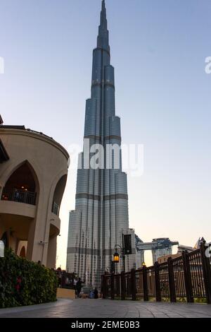 Burj khaleefa à dubaï, Émirats arabes Unis Banque D'Images