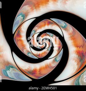 Ornement de tuiles en plastique coloré avec décoration Banque D'Images